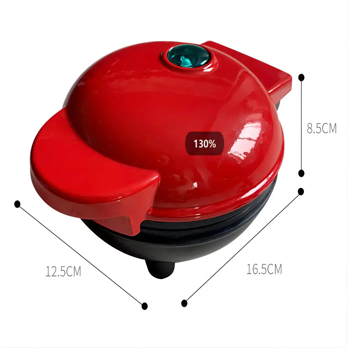 Multi Functional Mini Heart-shaped Waffle Maker, Double-sided Heated Breakfast Toaster, Portable Baking Machine Stone's Store