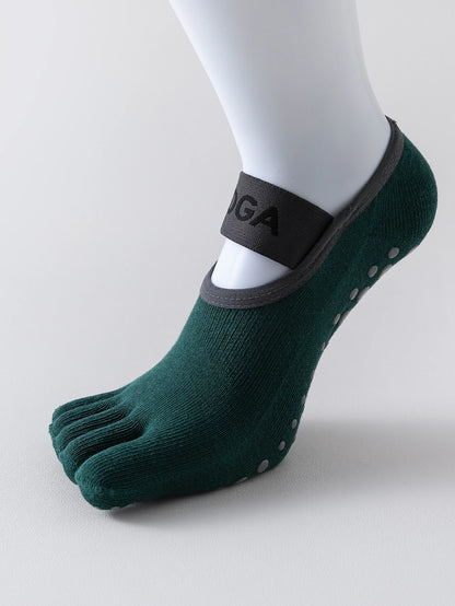 Knit Yoga Socks for Women — Breathable Toe-Separating Comfort