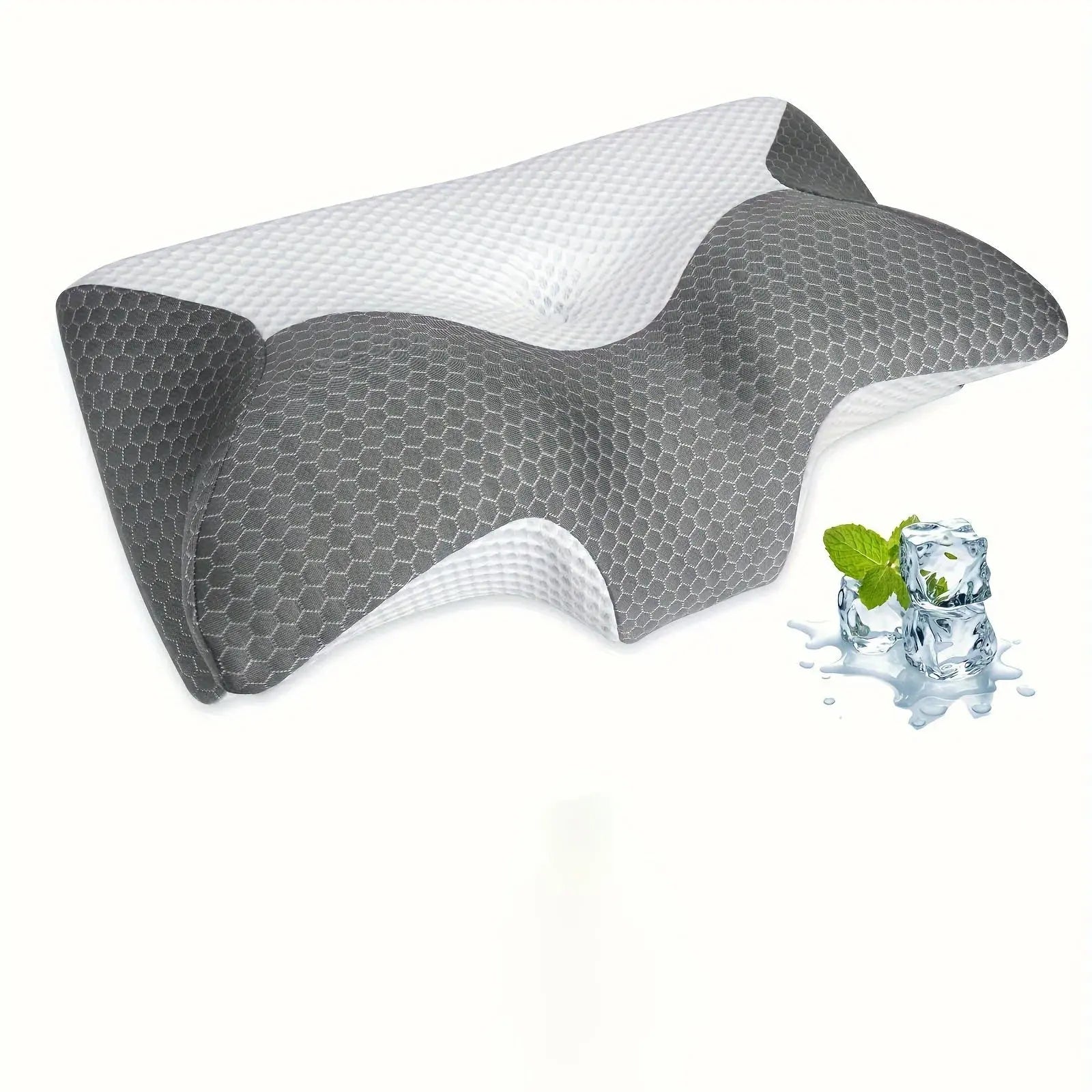 Cervical Memory Foam Pillow Pillows For Neck Shoulder Pain Ergonomic Orthopedic Sleeping Contoured Support Pillow Side Sleepers Shop1104062212 Store