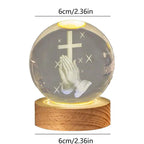 Illuminate Your Faith: Holy Globes 3D Christian Lamp Happy Home Quality Life Store
