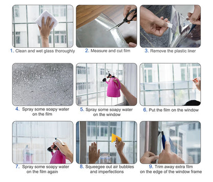 Shield & Shade: One-Way Privacy Window Film