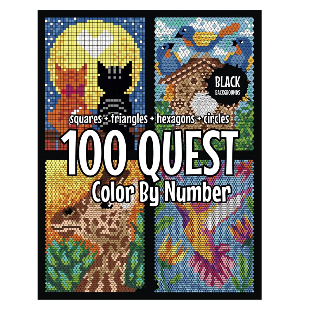 100 páginas para colorear antiestrés: ¡Colorea por números para adultos y niños!