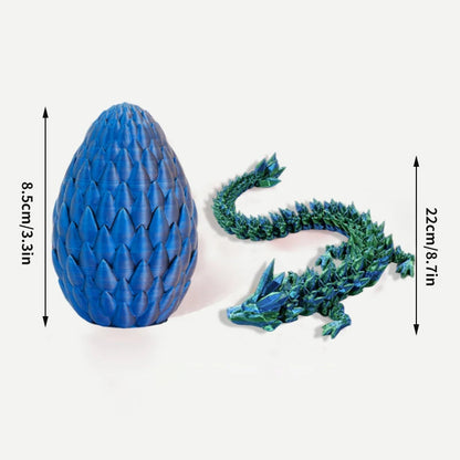 FlexiCrystal Dragon: 3D-Printed Magic in Motion Creatinglife Store