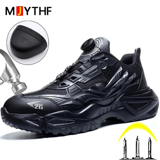 SteadyGuard™: Ultimate Steel Toe Safety with Easy-On Comfort! High quality safety shoe Store