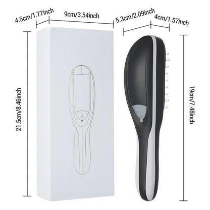 Electric Spray Massage Comb Hair Growth Vibration Head Massager Brush