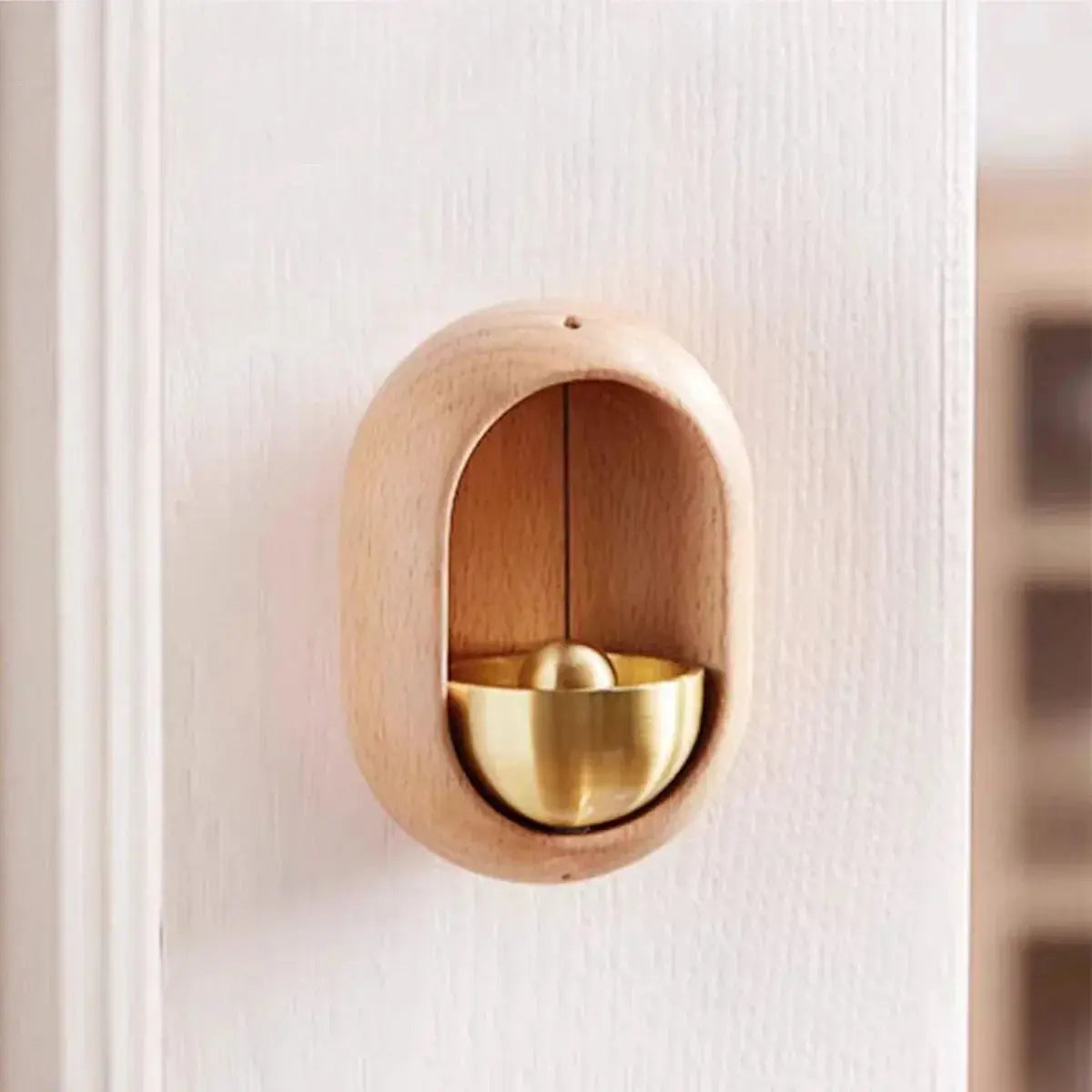 Wooden Wind Chimes Wireless  Doorbell Entrance Door Bell Decorative Wind Bell for Home Opening Hanging Decorations Love Life Home Store