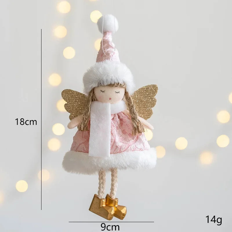 Girl With Plush Deer Antlers Christmas Tree Ornament Shop1104342847 Store