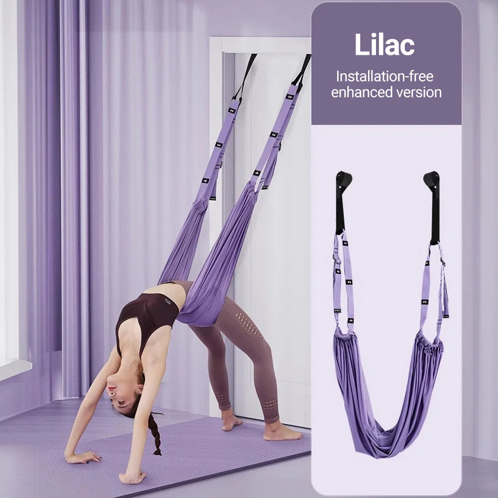 Fitness Hip Stretch Yoga Belt Inverted Rope Pull Stretch Belt Split Lower Waist Trainer Stone's Store
