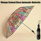 Artful Skies – Stained Glass Auto Umbrella Shop1104334801 Store