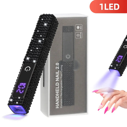 UV LED Nail Lamp Dryer Machine Portable USB Rechargeable Nail Dryer AliExpress