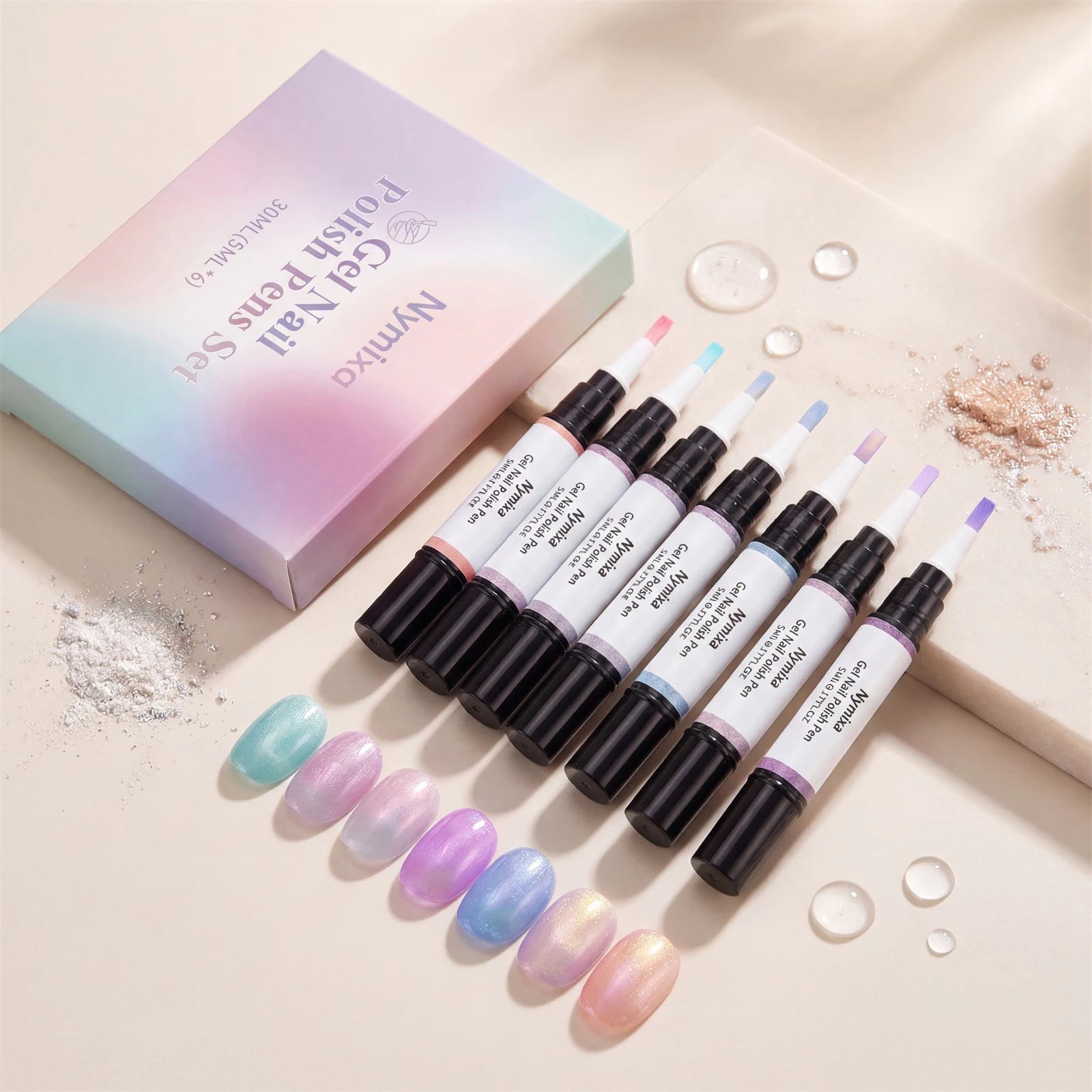 GlamGel™ Nail Pen Set 💅✨ — Salon Nails in One Easy Step