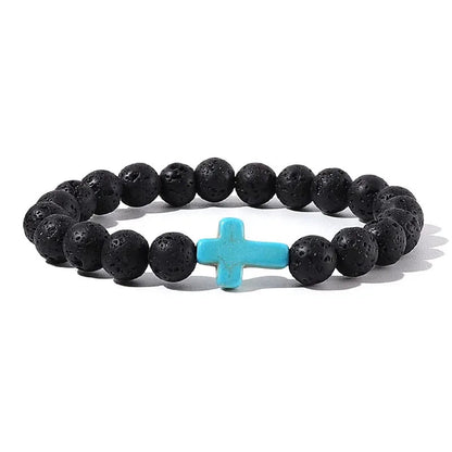 Men's Prayer Onyx Meditation Beads Bracelets Stone's Store
