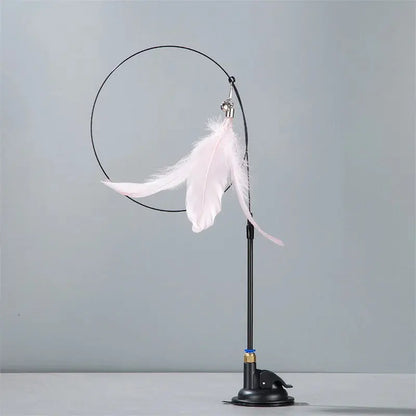 Interactive Cat Toy Handfree Cat Stick Playing Kitten Playing Teaser