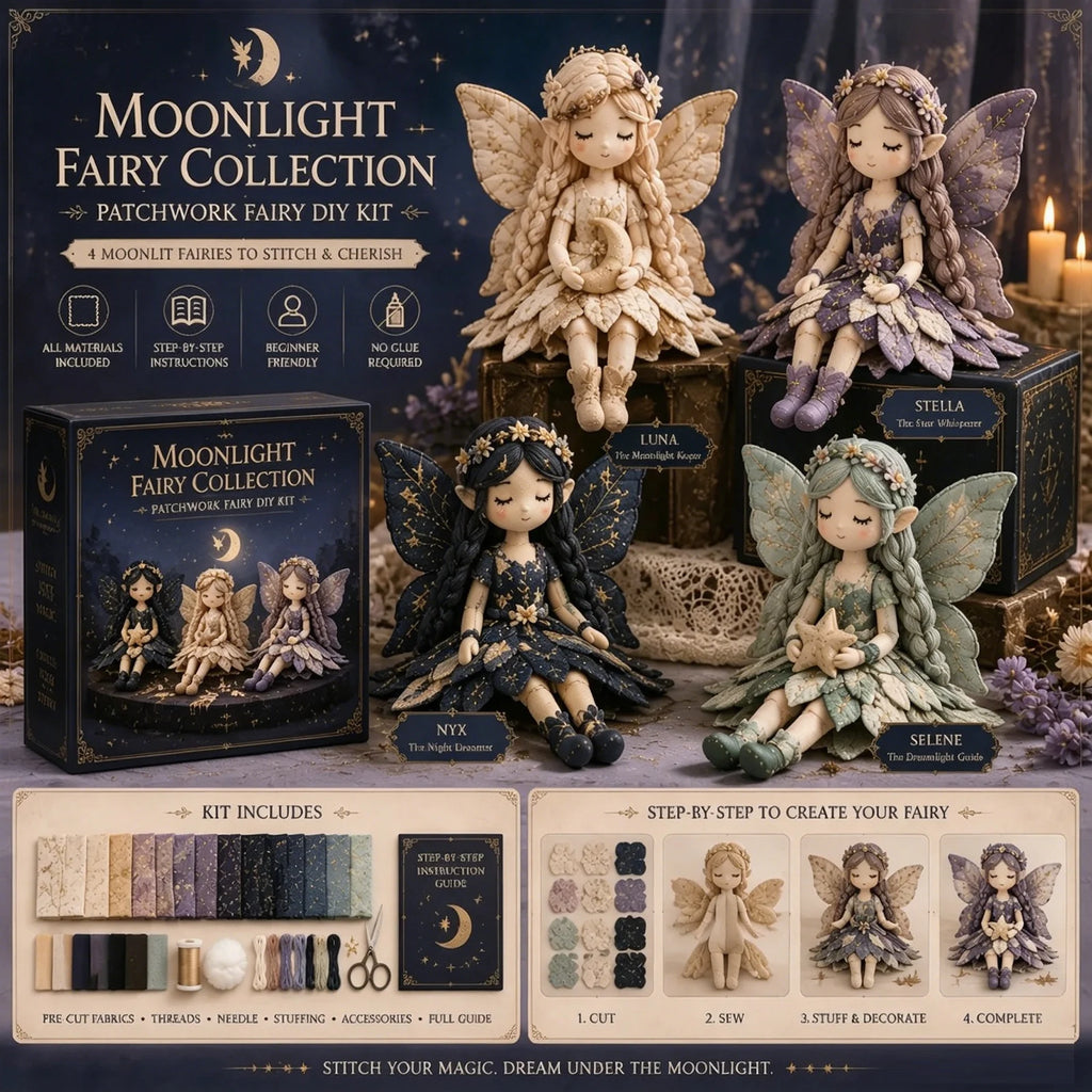 FairyStitch™ DIY Kit 🧚✨ — Create Magical Patchwork Art