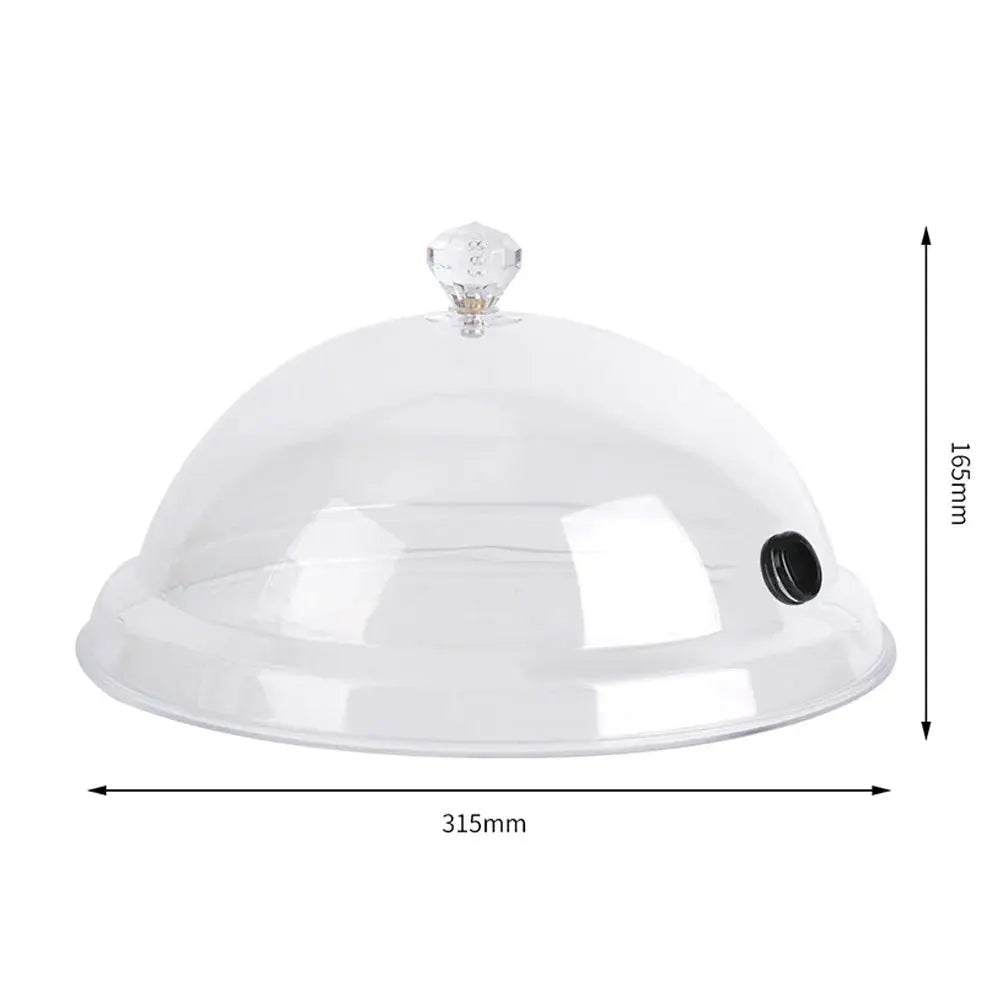2024 New Home Smoking Dome Cover Kitchen Cooking Smoke Hood Acrylic