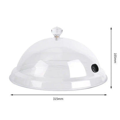 2024 New Home Smoking Dome Cover Kitchen Cooking Smoke Hood Acrylic