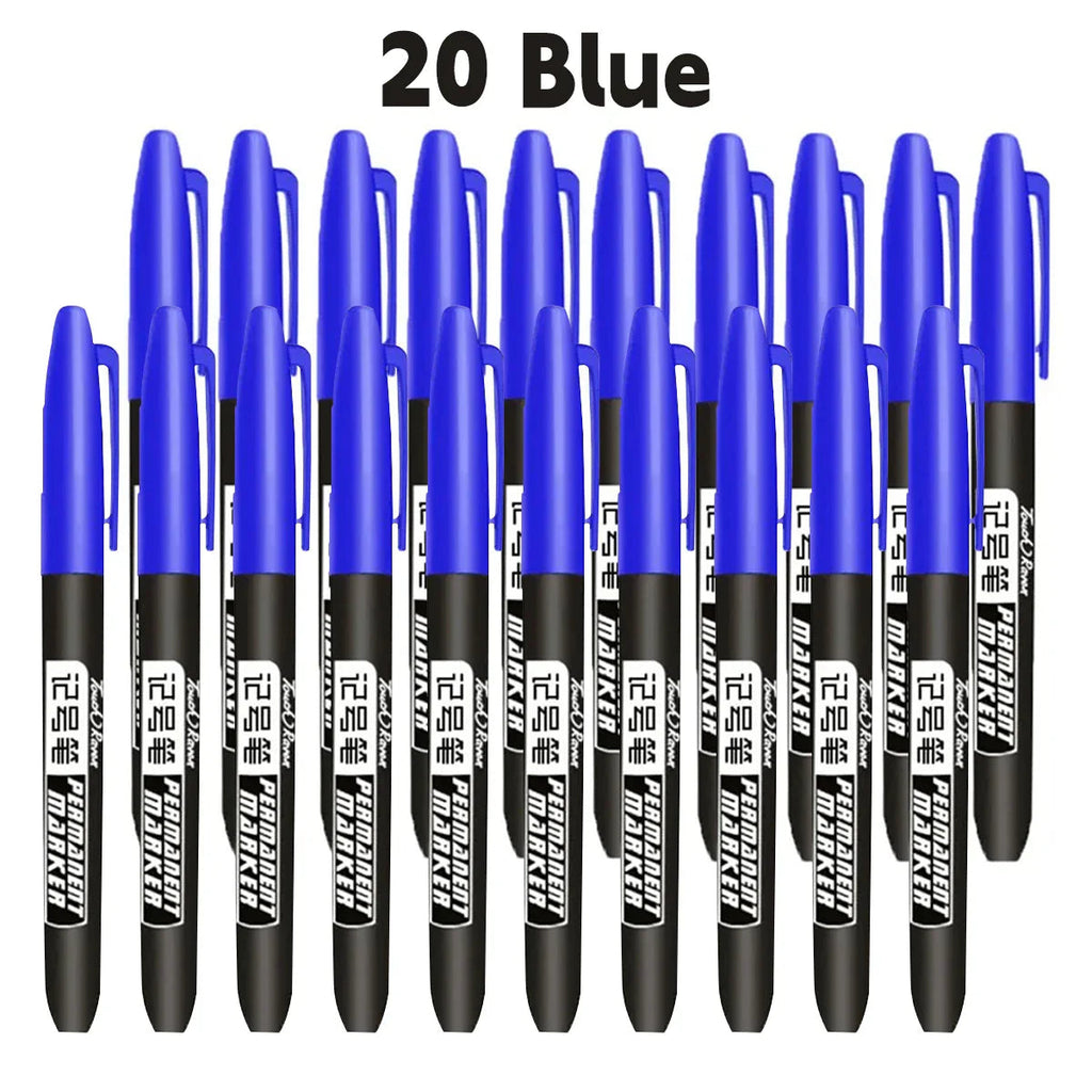 Permanent Marker Pen Manga Drawing Markers Black Blue Red Waterproof Ink Sketch Pens Stationery Art School Supplies Tiptop Co., LTD.