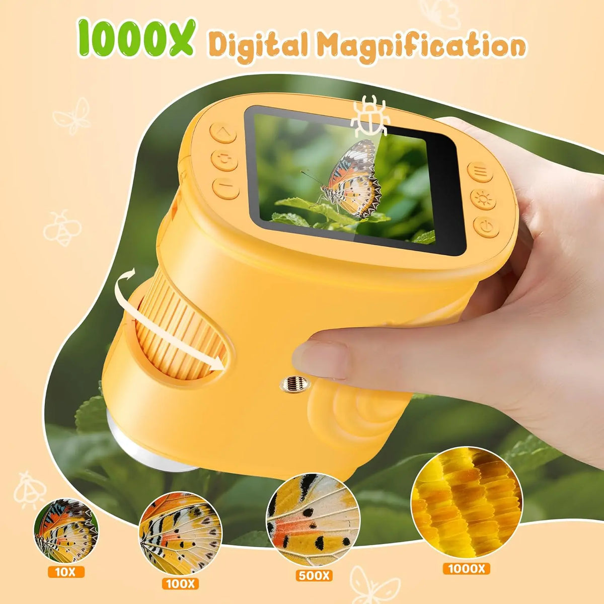 MicroQuest™ Niños HD Microscopio 🔬✨ Ve el Mundo Diminuto en Grande