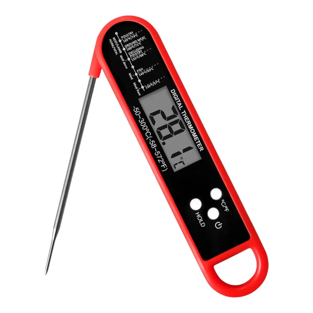 Digital Meat Thermometer Instant Read Food Thermometer with Foldable Probe Candy Thermometer for Kitchen Baking BBQ Universal Marketplace Store