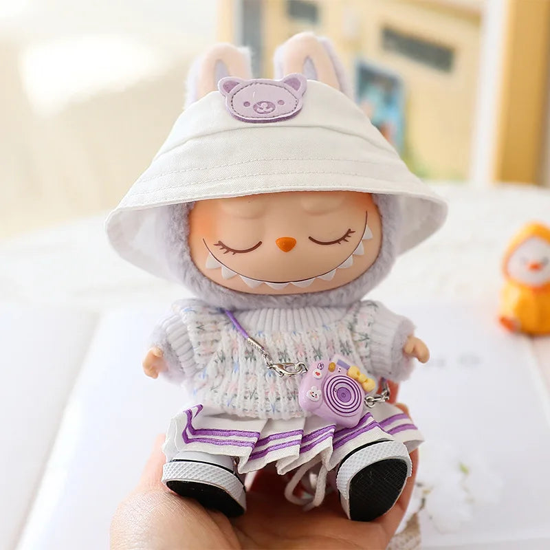Labbubu Mini Doll Clothes Outfit Soft Knitted Sweater Suit Toy Gifts All Dropshipping Wholesale Store