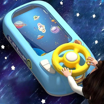 Racing Car Electronic Adventure Game Steering Wheel Driving Toy AliExpress