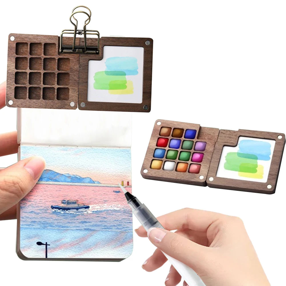AquaTrek™ – Set de acuarelas de bolsillo para artistas viajeros 🎨