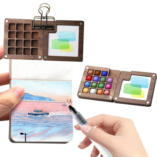AquaTrek™ – Pocket-Sized Watercolor Set for Artists on the Go 🎨