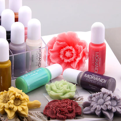 For fun 10ML 24Colors Resin Pigments DIY UV Epoxy Resin Crafts Morandi Dye Ink Colorant Jewelry Making Supplies Tools