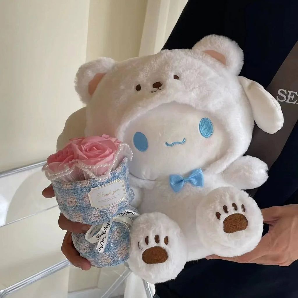 Kawaii Sanrio 25CM Plush Dolls Kuromi Hello Kitty Melody Cinnamoroll Plush Soft Stuffed Animals Dolls Plushie Pillow Xmas Gifts Shop1103724989 Store