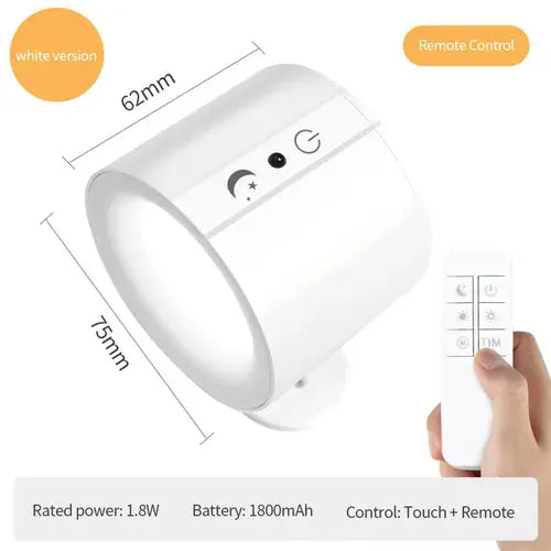 LED Wall Sconces Light Touch Control Double Head Wall Lamp 360 AliExpress