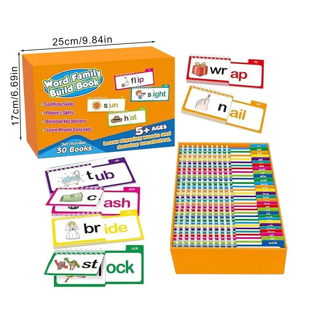 RhymeTime™ 30-Book Learning Flip Set 📚🎤