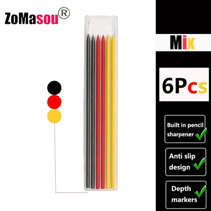 PrecisionMark Carpenter Pencil: Sharp Lines, Every Time! Zomasou Factory Store