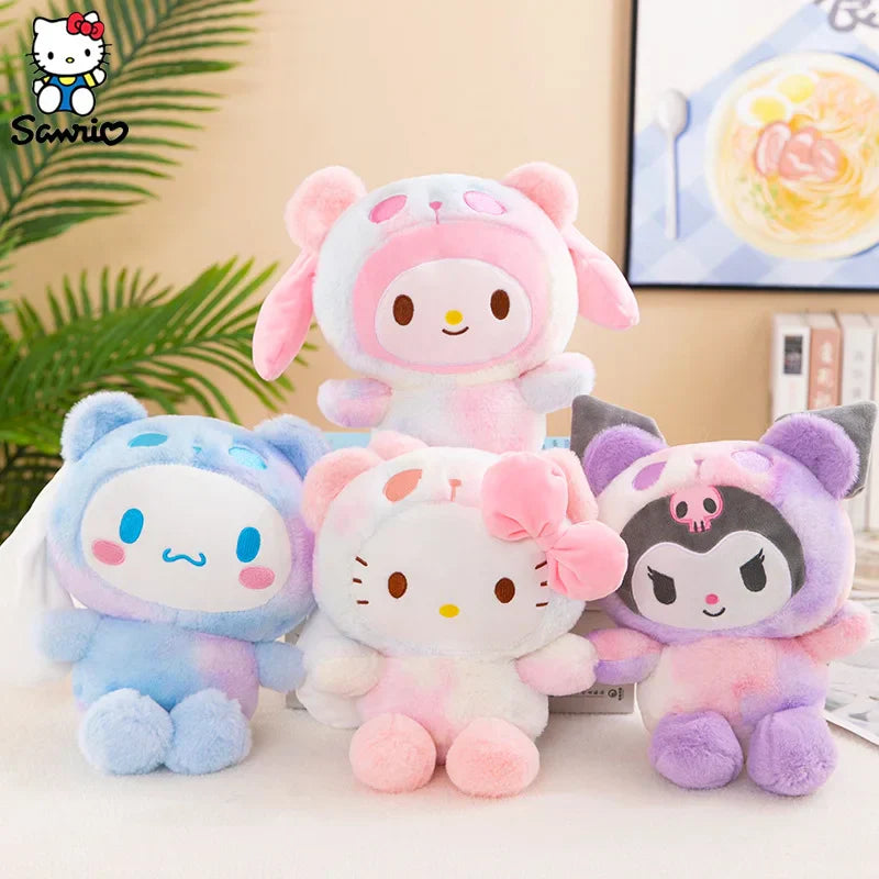 Kawaii Sanrio 25CM Plush Dolls Kuromi Hello Kitty Melody Cinnamoroll Plush Soft Stuffed Animals Dolls Plushie Pillow Xmas Gifts Shop1103724989 Store
