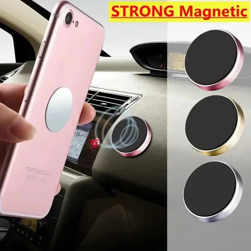 Soporte magnético universal para teléfono de coche, soporte de imán, para pegar en el coche