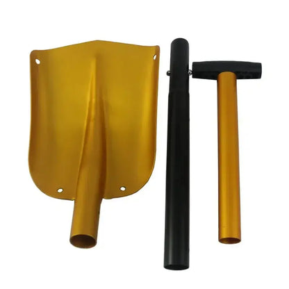 Foldable Auto Emergency Snow Shovel with Extendable Handle, Aluminum