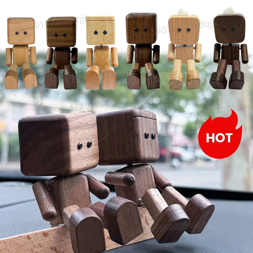 Juego de figuras de madera MoodMate™ con movimiento