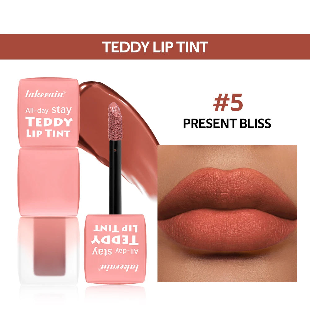 Teddy Tint PlushKiss – All-Day Velvet Lip Glam