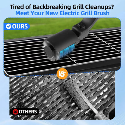 GrillSpark™ Electric Brush 🔥 — Fast, Powerful Grill Cleaning