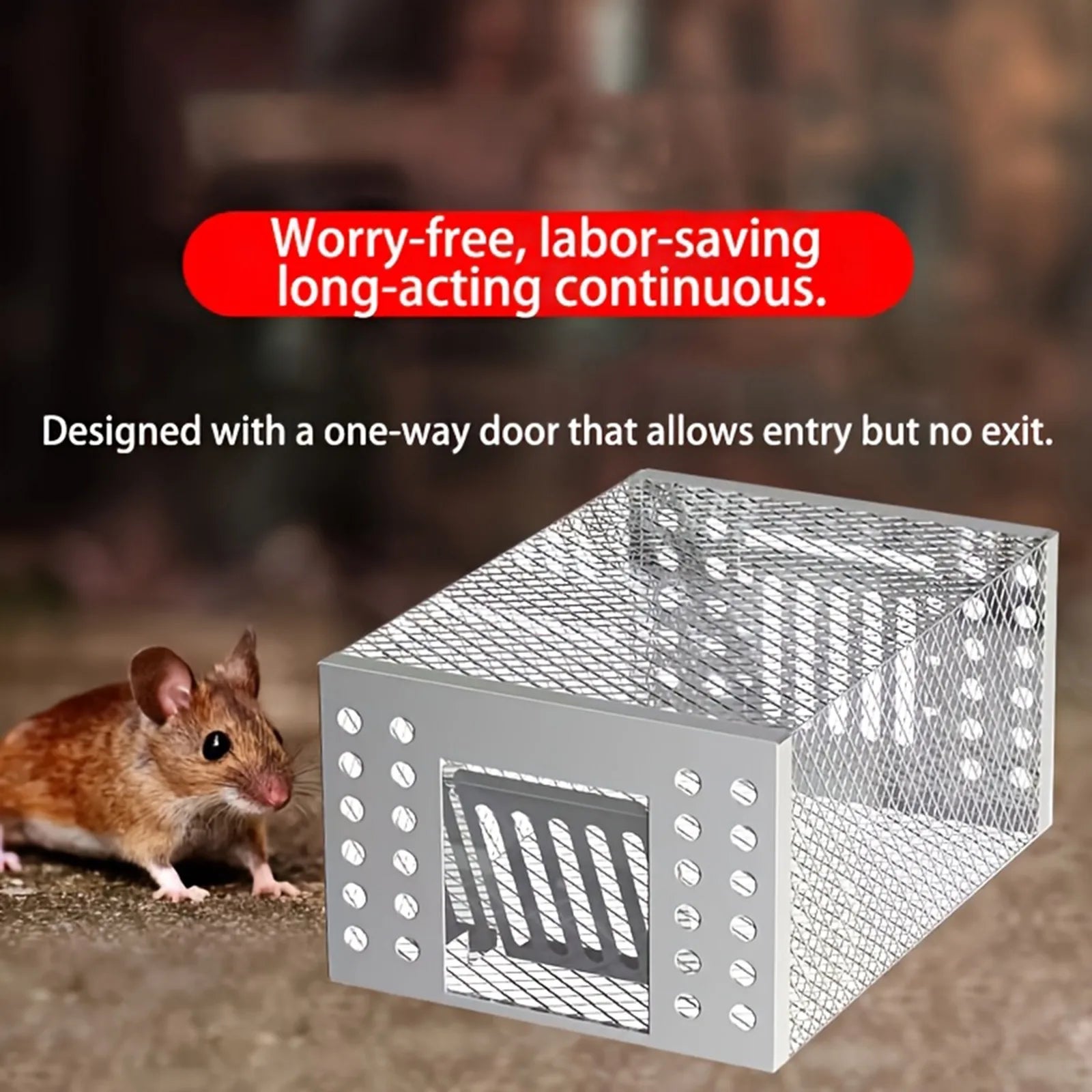SteelGuard™ Auto Mousetrap 🐭🛡️ Clean. Quick. Effective.