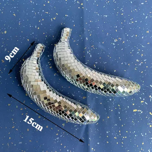 Disco Banana Apple Art Home Decoration Mirror Reflective Disco Decor AliExpress