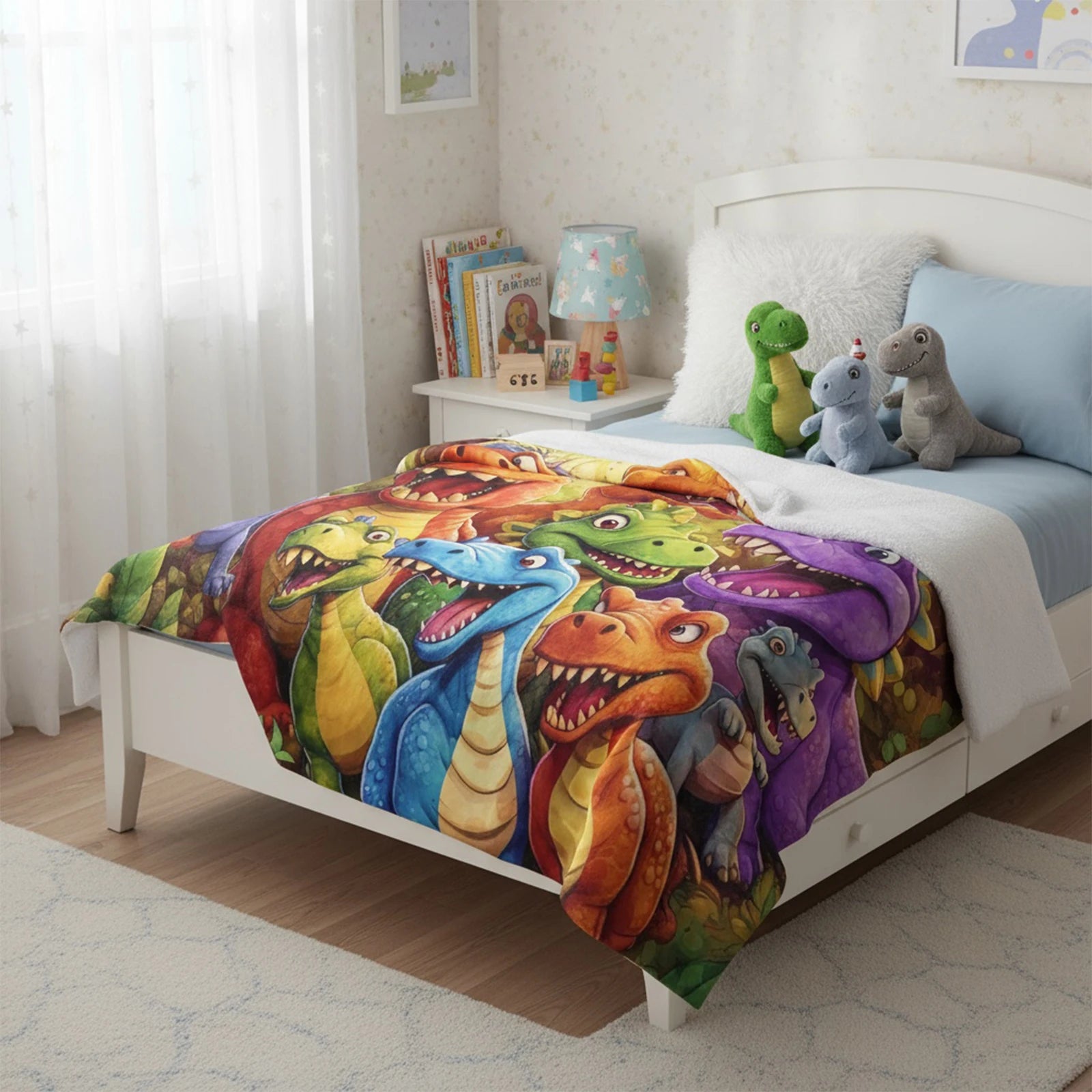 DinoSnuggle™ Franela de Dino Sonriente 🦖💚