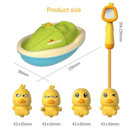 Cute Duck Electric Water Spray Bathroom Bathing Toys Baby Bath Toys