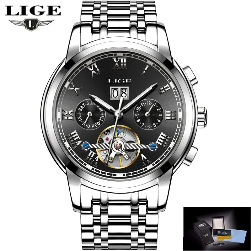 CrystalX Skeleton Men's Mechanical Watch South Bay Evans General Store