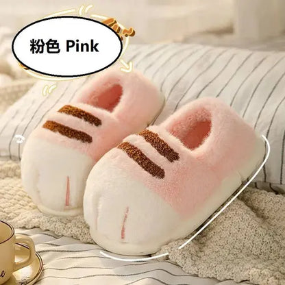 New arrival cat foot slippers women cushiony indoor outdoor shoes