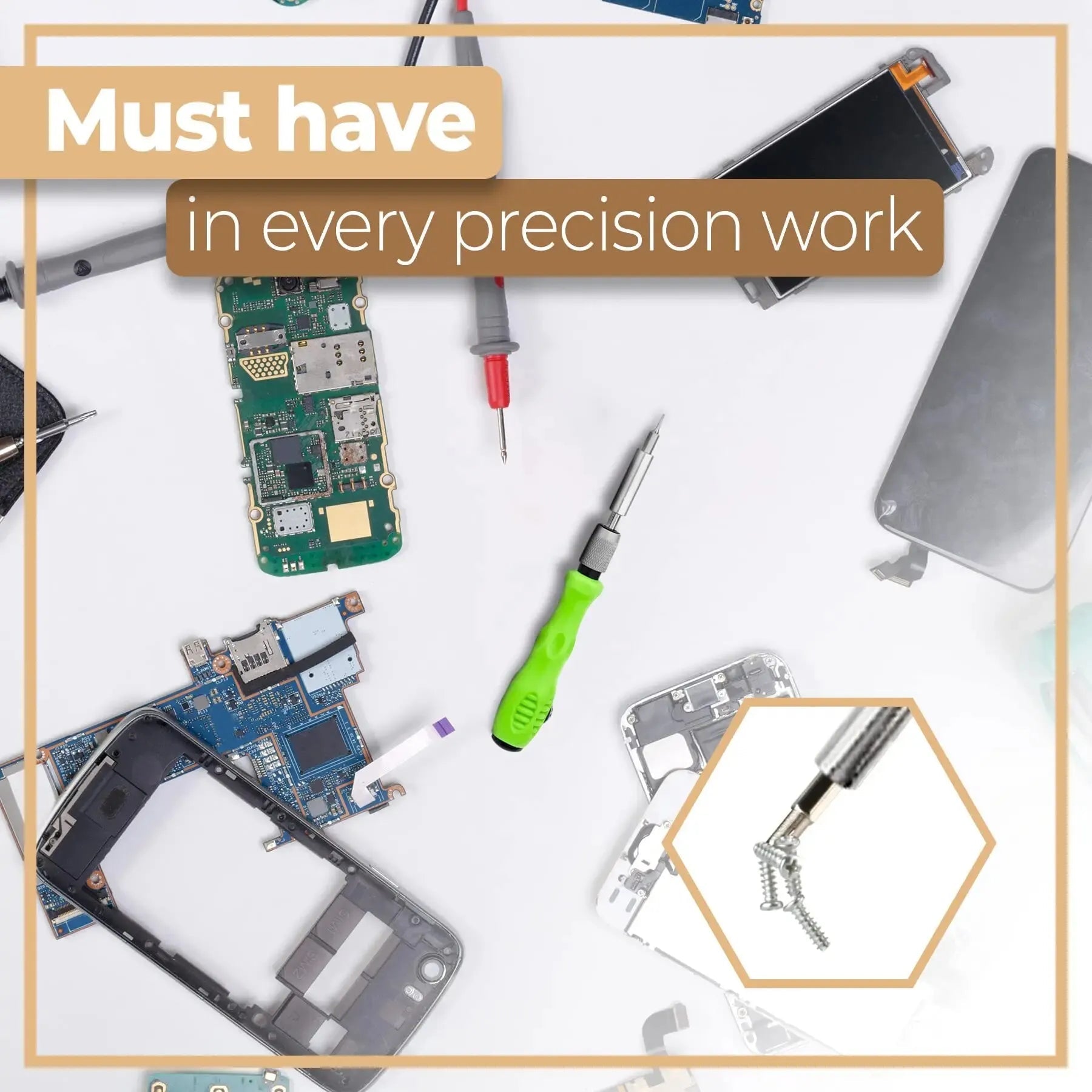 Mini 32-in-1 Precision Screwdriver Set Magnetic Phillips Bits Multifunctional Hand Repair Tool Kit Galacok Tool Store