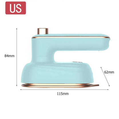 Professional Mini Steam Iron Handheld Portable Garment Steamer Dry Wet Clothes Fabric Ironing Machine for Home and Travel New VKTECH Official Store