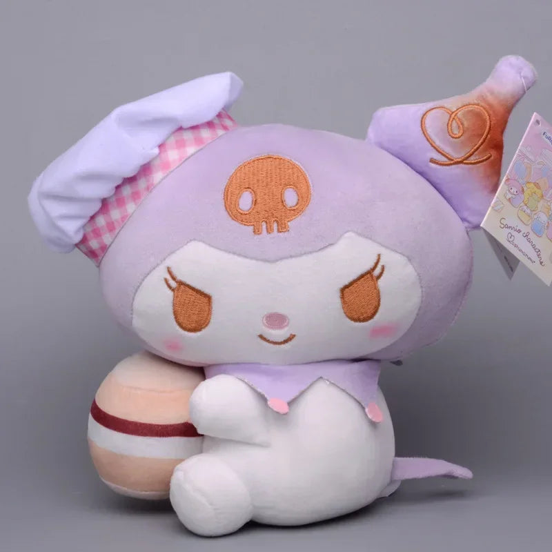20cm Sanrio Cartoon Plush Toy Kawali Cinnamoroll Kuromi My Melody Soft FunnyCHood Store