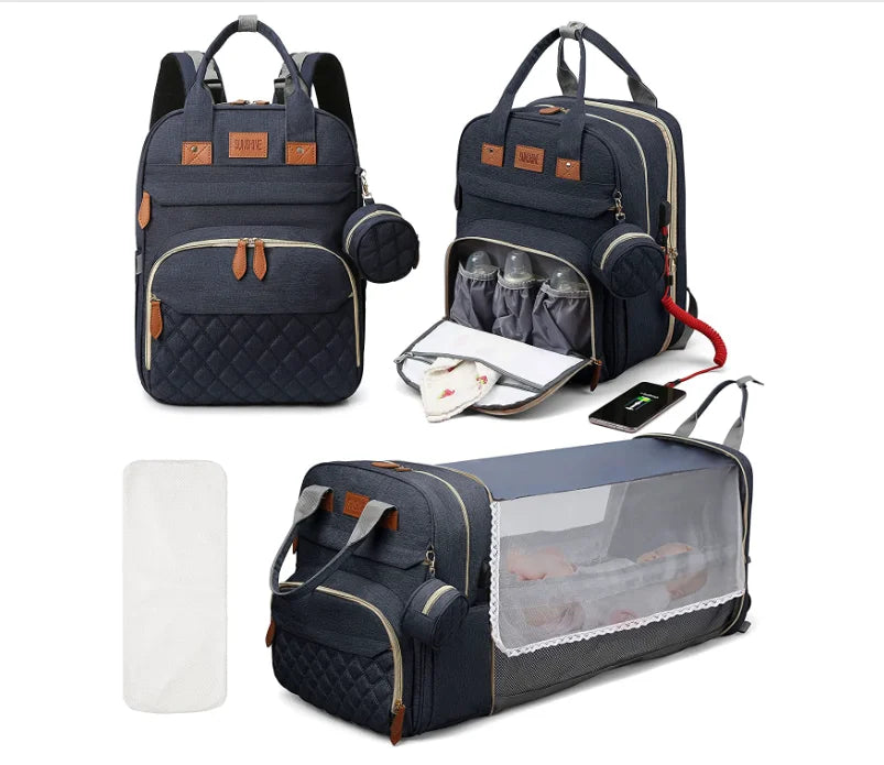 3-in-1 Diaper Bag & Baby Bed YOURSChoice Store