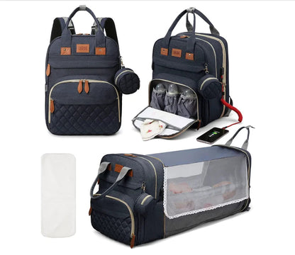 3-in-1 Diaper Bag & Baby Bed YOURSChoice Store