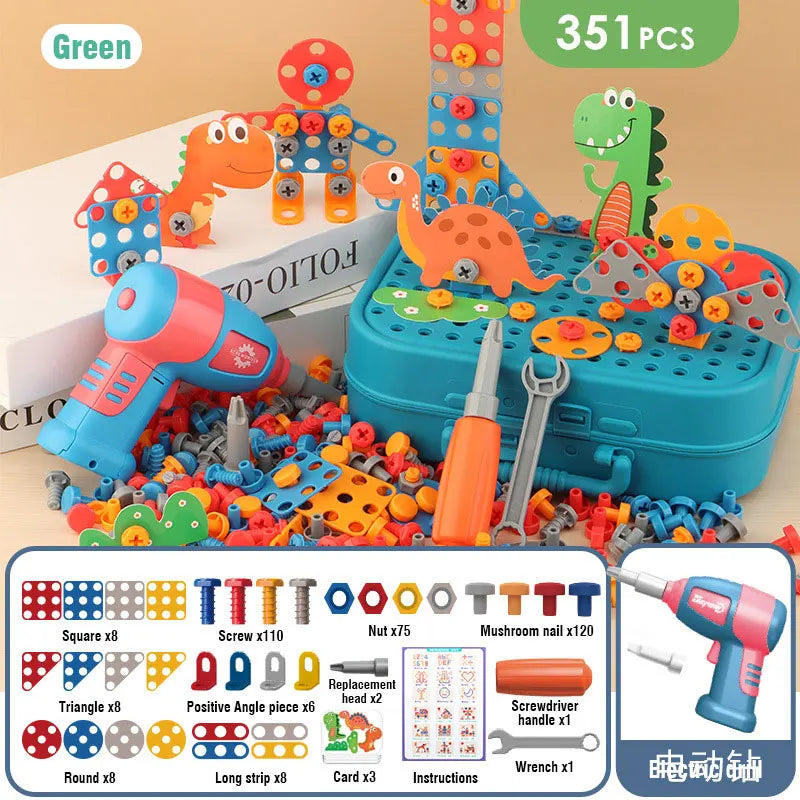 Power Play: Kid-Friendly Electric Drill Toy for Little Builders! Stone's Store